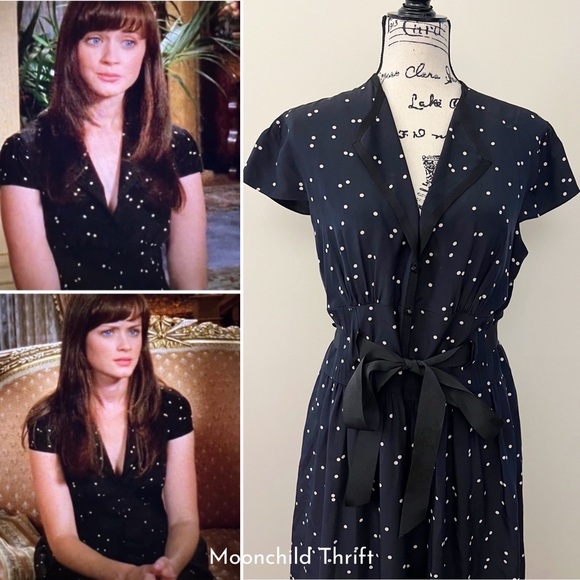 Rare Polka Dot Dress as seen on Alexis Bledel as Rory Gilmore in Gilmore Girls - Picture 2 of 5